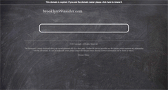 Desktop Screenshot of brooklyn99insider.com